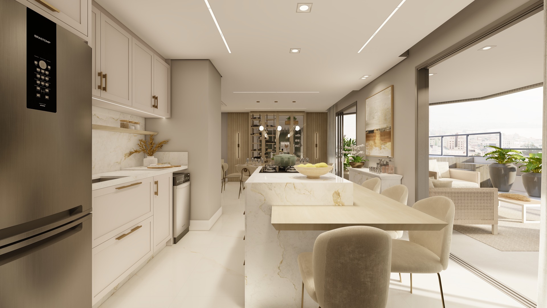 Render Apto Modelo Cobertura_18 - Foto