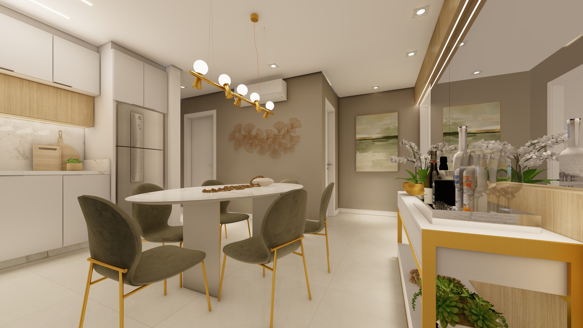 Render_Apto Modelo Sala_REV_01_10 - Foto
