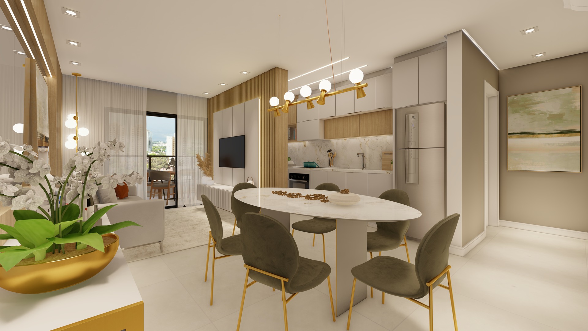 Render_Apto Modelo Sala_REV_01_2 - Foto