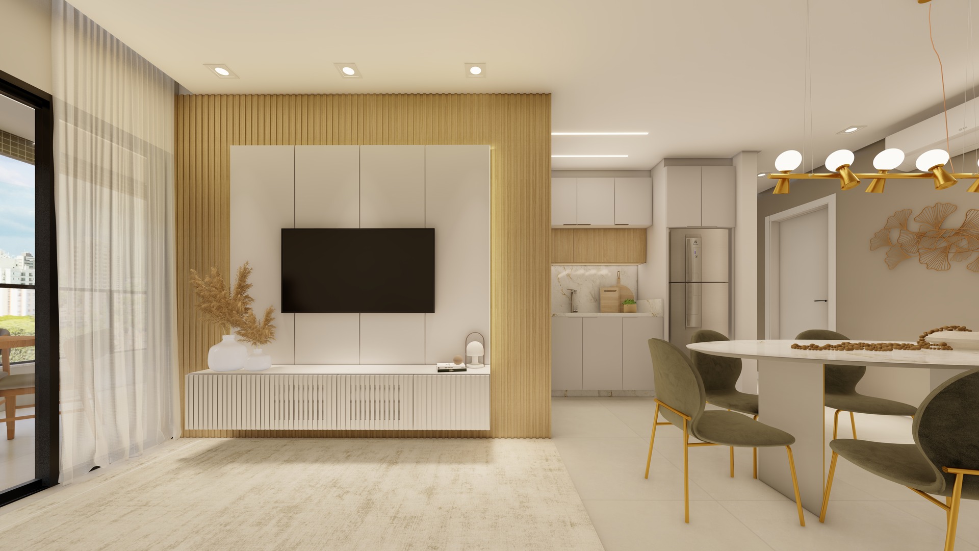 Render_Apto Modelo Sala_REV_01_7 - Foto