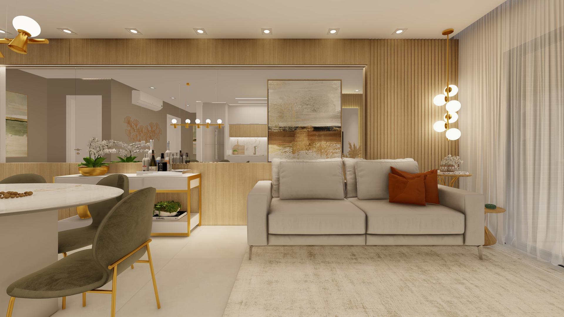Render_Apto Modelo Sala_REV_01_8 - Foto