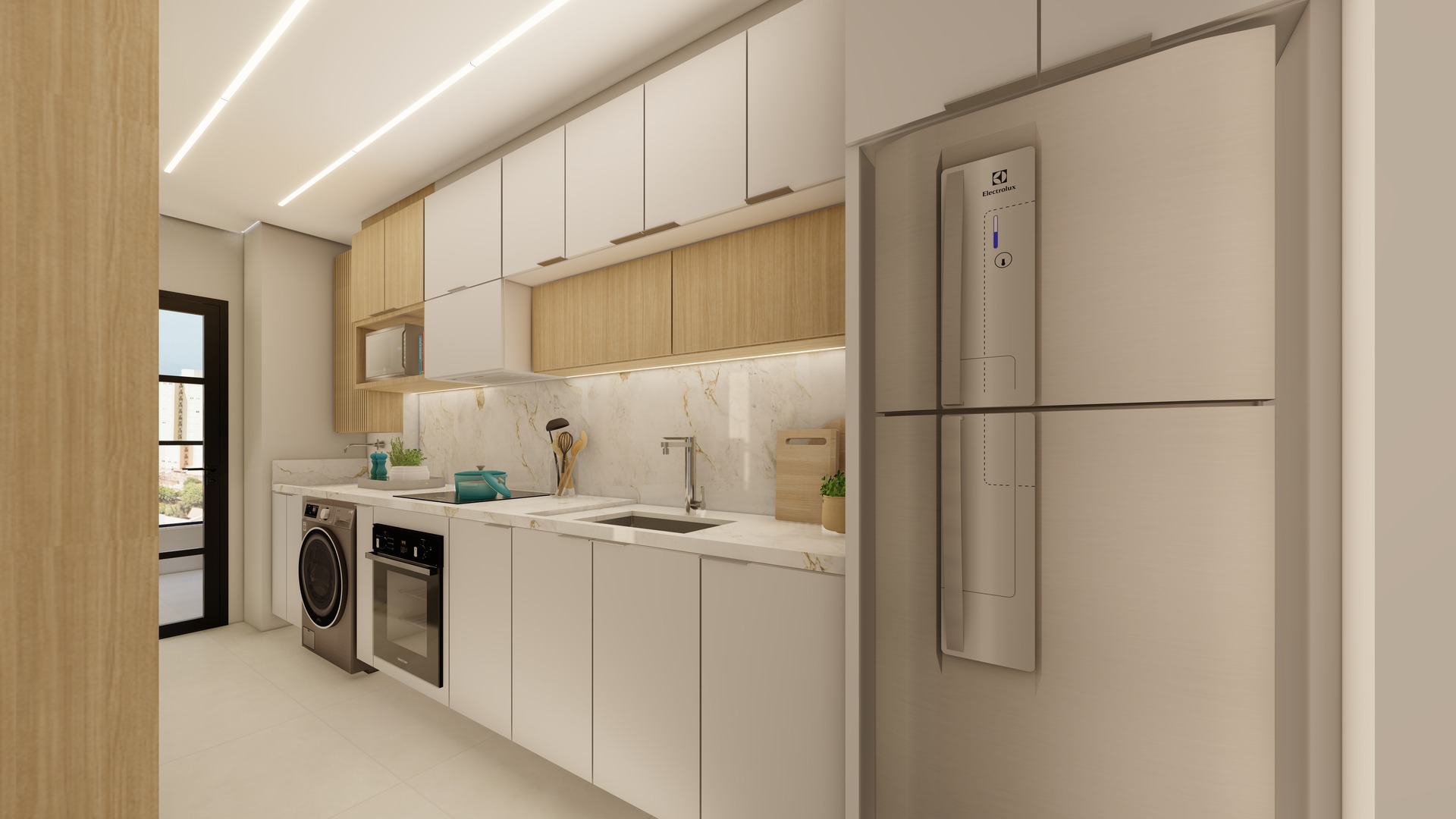 Render_Apto Modelo Sala_REV_01_9 - Foto